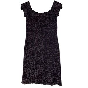 Vintage Y2K Boutique Europa Floral Mini Dress Dark Romantic Whimsygoth Fairy 6